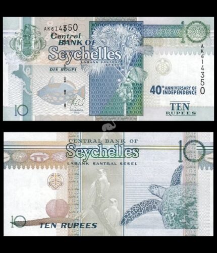 Seychelles 10 Rupees 2013 P-52 Commemorative UNC