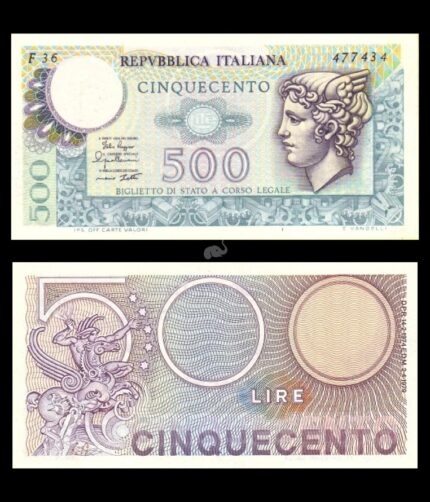 Italy 500 Lire 1979 P-94 UNC