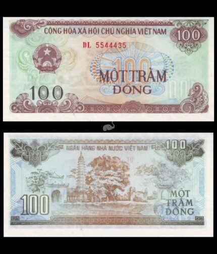 Vietnam 100 Dong 1991 P-105b UNC