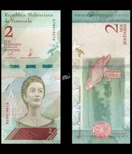 Venezuela 2 Bolivares 2018 P-101 UNC