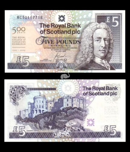 Scotland 5 Pounds Sterling 2004 P-364 Commemorative UNC