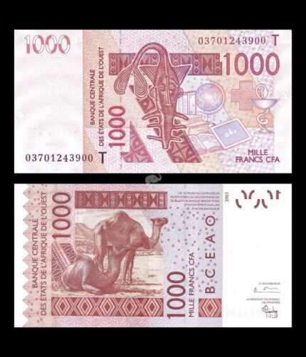 Togo 1000 Francs 2003 P-815Ta UNC