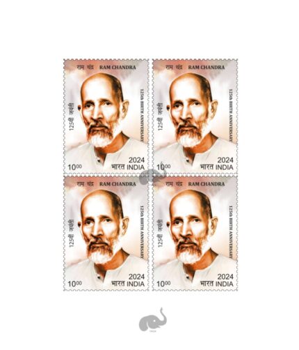 Ram Chandra 2024 India block of 4 Stamps