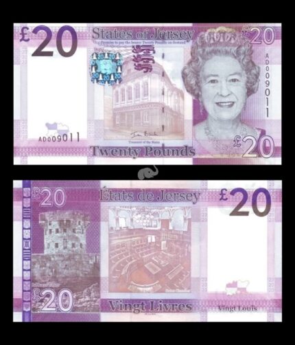 Jersey 20 Pounds 2010 P-35 UNC Queen