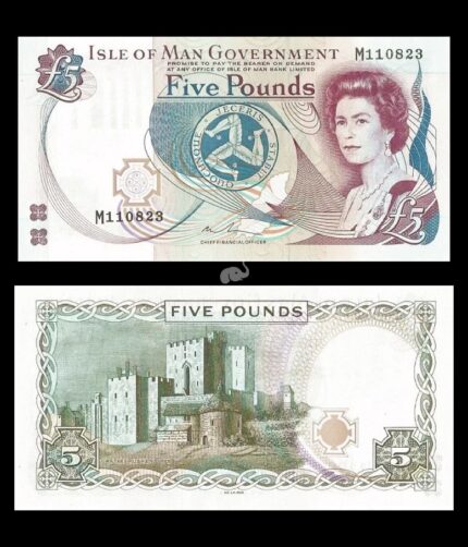 Isle of Man 5 Pounds 2015 Queen P-48 UNC Queen