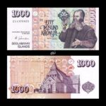 Iceland 1000 Krona 2001 P-59(6) UNC