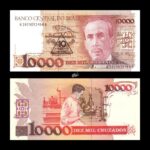 Brazil 10 Cruzados Novos P-218a UNC