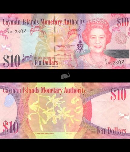 Cayman Islands 10 Dollars 2018 P-40a UNC Queen