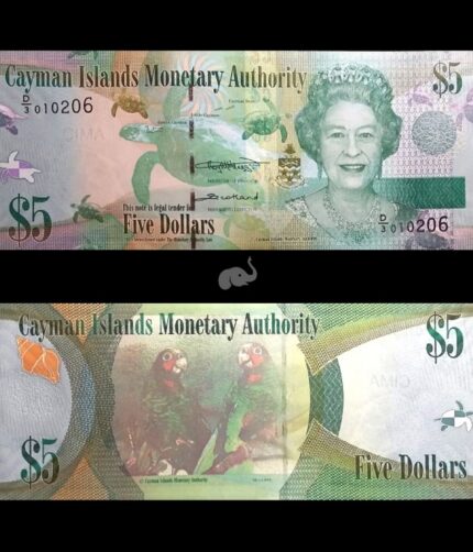 Cayman Islands 5 Dollars 2018 P-39 UNC Queen