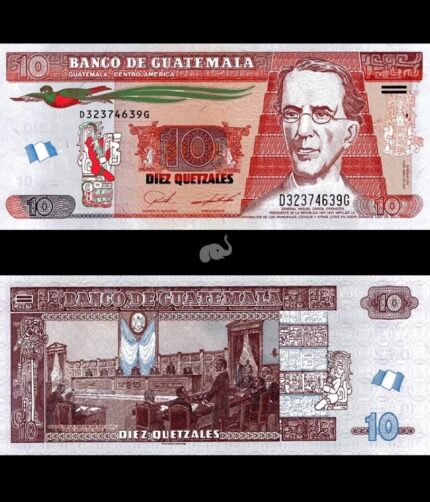 Gautemala 10 Quetzales 2021 P-123A UNC