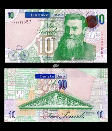 Northern Ireland 10 Pounds 2013 P-212 UNC Rare