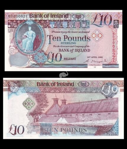 Northern Ireland 10 Pounds sterling P-84a Commemorative UNC