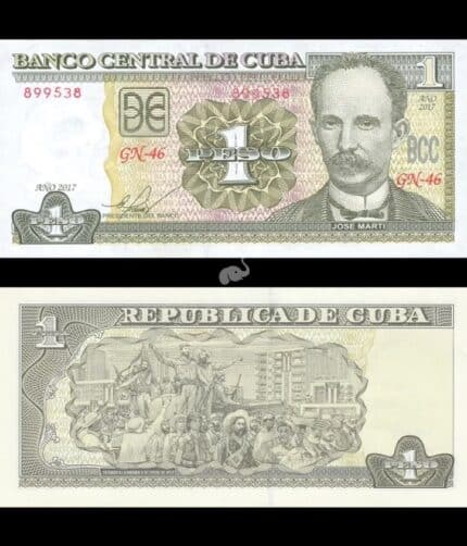 Cuba 1 Peso 2017 P-128 UNC