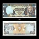 Ecuador 20,000 Sucres 1999 P-129 UNC