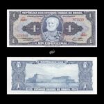 Brazil 1 Cruzeiro 1954-58 P-150d UNC Bank Note