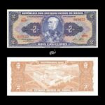 Brazil 2 Cruzeiros 1958 P-151b UNC