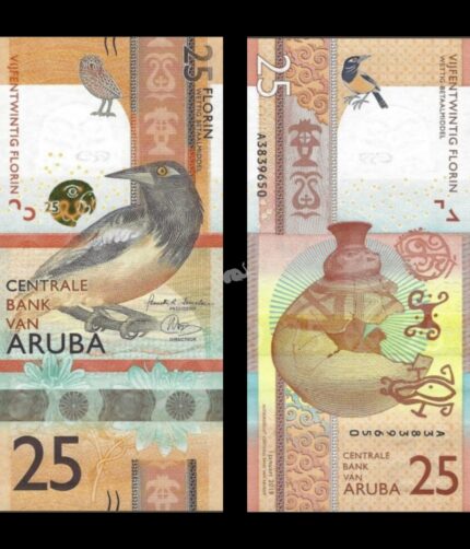 Aruba 25 Florin 2019 P-W22 UNC