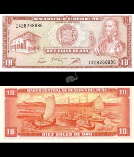 Peru 10 Soles 1975 P-106 UNC