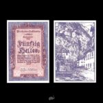 Liechtenstein 50 Heller 1920 Ex-Rare P-3 aUNC