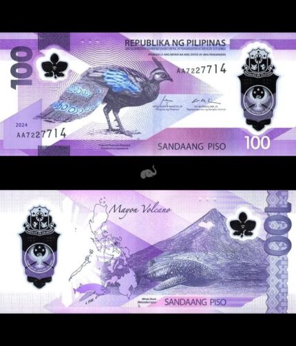 Philippines 100 Piso 2024 Polymer P-W238 UNC