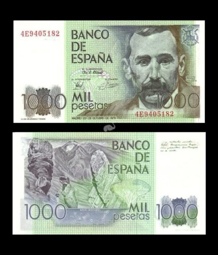 Spain 1000 Mil Pesetas 1979 P-158 UNC