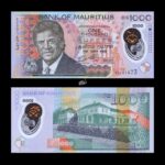 Mauritius 1000 Rupees Polymer 2024 P-W66A UNC