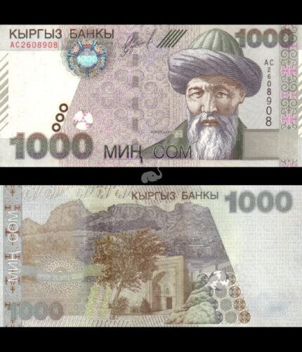 Kyrgyzstan 1000 Som 2000y P-18 UNC