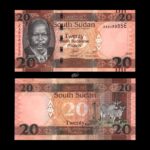 South Sudan 20 Pounds 2015 P-13a UNC