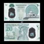 Egypt 20 Pounds 2023 P-W82 Polymer UNC