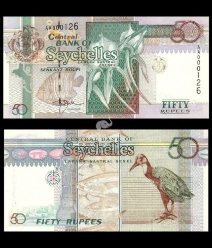Seychelles 50 Rupees 1998 P-38 UNC