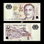 Singapore 2 Dollars 2006-24 P-46 UNC Polymer