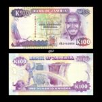 Zambia 100 Kwacha 1991 P-34a UNC