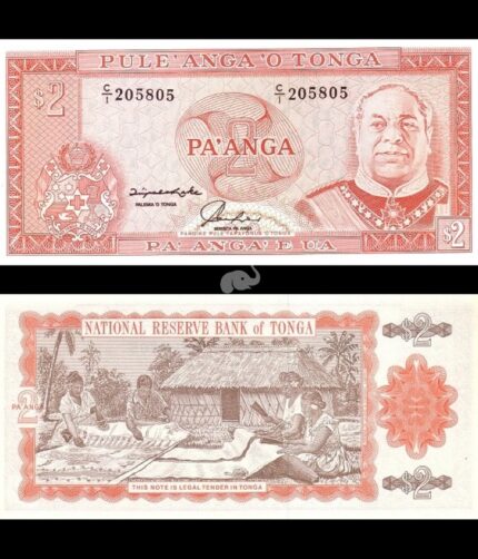 Tonga 2 Paanga 1996 P-26 UNC