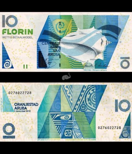 Aruba 10 Florin 2008-12 P-16 UNC