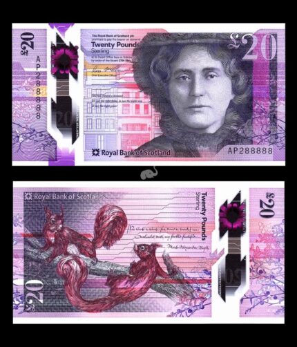Scotland 20 Pounds Sterling 2019 Polymer P-W372(1) UNC