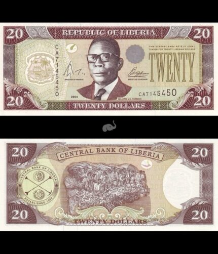 Liberia 10 Dollars 2004-11 P-28 UNC