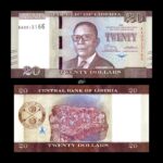 Liberia 20 Dollars 2016 P-33 UNC