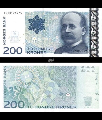 Norway 200 kroner 2009 P-50e UNC