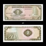 Nicaragua 2 Coordobas 1972 P-121a UNC