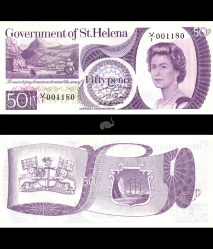 St Helena 50 Pence 1979 P-5 Queen