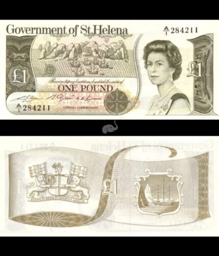 St Helen 1 Pound 1981 P-9 UNC Queen