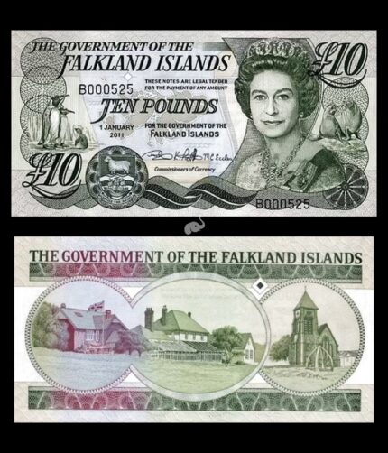 Falkland Islands 10 Pounds 2011 P-18 UNC Queen