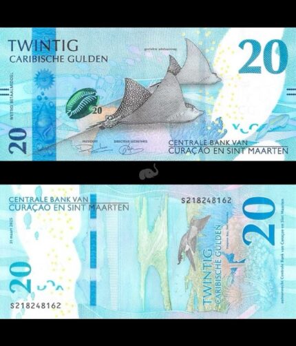 Curaçao & Sint Maarten 20 Caribbean Guilders 2025 P-2 UNC