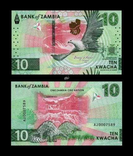 Zambia 10 Kwacha 2024 P-62 UNC