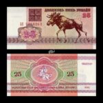 Belarus 25 Rubley 1992 P-6(3) UNC