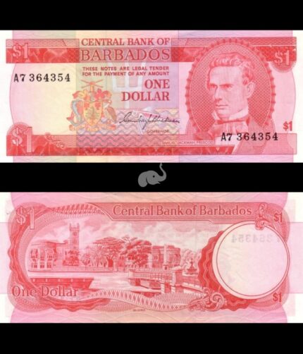Barbados 1 Dollar 1973 P-29 UNC