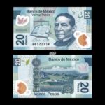 Mexico 20 Polymer P-122Y series Y 2016 UNC