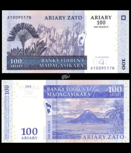 Madagascar 100 Ariary 2004 P-86b UNC