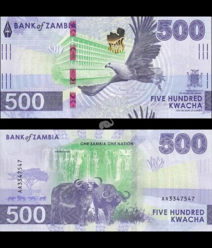 Zambia 500 Kwacha 2024 P-W67 UNC