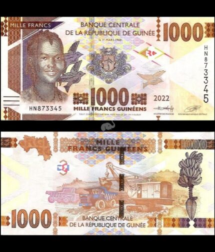 Guinea 1000 Frans 2022 P-48 UNC